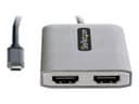 StarTech USB-C to Dual HDMI MST Hub Grey thumbnail 6