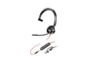 HP Poly Blackwire 3315 - headset - 3.5 mm jack, USB-C thumbnail 1
