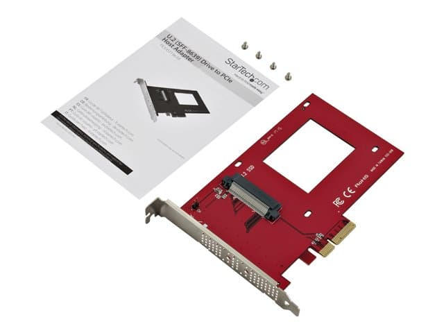 STARTECH U.2 to PCIe Adapter x4 Red - Image 6