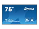iiyama ProLite LH7565UHSB-B1 75" Class (74.5" viewable) LED-backlit LCD display - 4K - for digital signage thumbnail 1