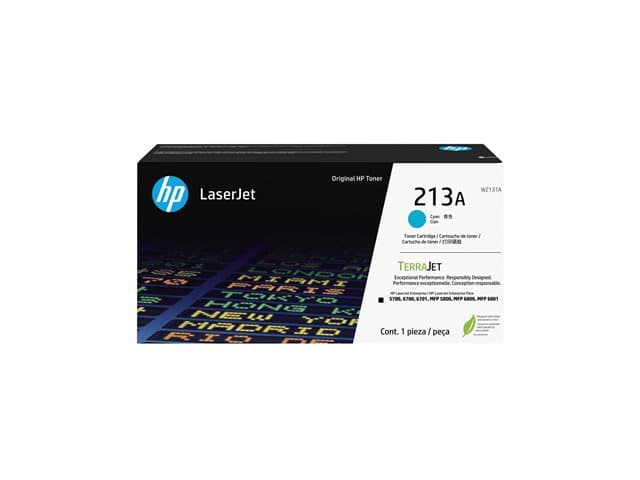 HP 213A - cyan - original - LaserJet - toner cartridge (W2131A) - Image 2