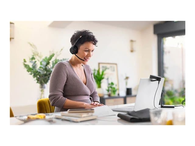 Jabra Evolve2 55 MS Stereo - headset - USB-C - with charging stand - Image 6