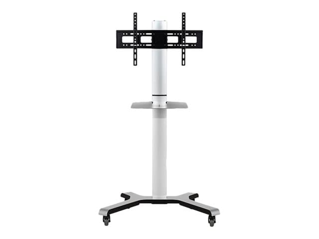 B-TECH XRTROLLEY stand - for flat panel - trolley - black & silver - Image 1