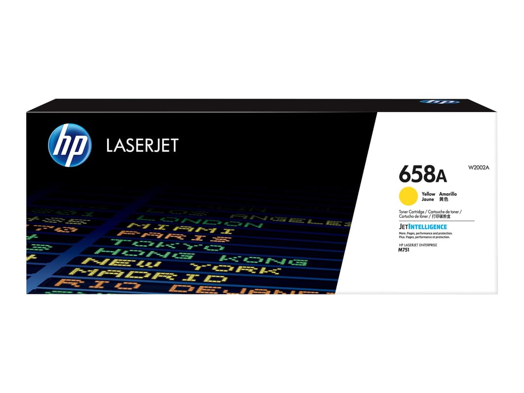 HP 658A - yellow - original - LaserJet - toner cartridge (W2002A) - Image 1