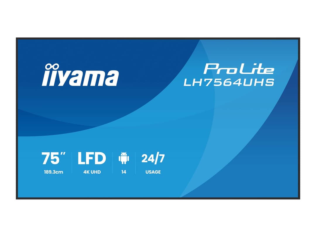 iiyama ProLite LH7564UHS-B1AG 75" 4K - Image 1