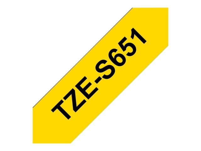 Brother TZe-S651 - laminated tape - 1 cassette(s) - Roll (2.4 cm x 8 m) - Image 5