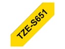 Brother TZe-S651 - laminated tape - 1 cassette(s) - Roll (2.4 cm x 8 m) thumbnail 5