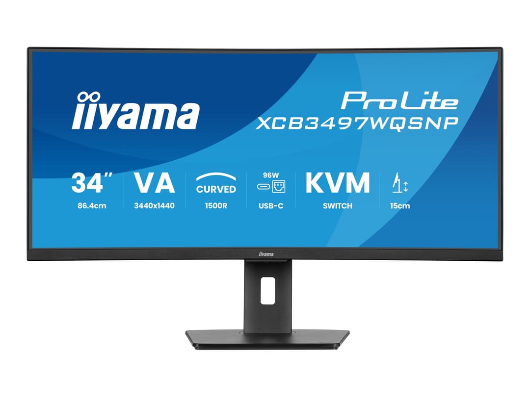 iiyama ProLite XCB3497WQSNP-B1 - LED monitor - curved - 34" - HDR - Image 1