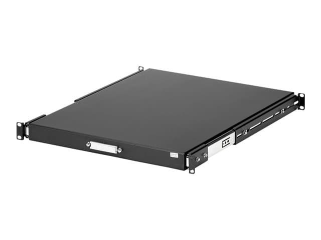 StarTech SLIDESHELFD Rack Keyboard Shelf Black - Image 1
