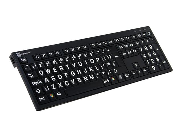 Logic Keyboards XL Print NERO Keyboard Black - Image 1
