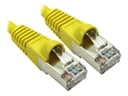 Cables Direct CAT 6a Patch Cable 25cm Yellow thumbnail 1