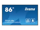 iiyama ProLite LH8665UHSB-B1 86" LED-backlit LCD display - 4K - for digital signage thumbnail 1