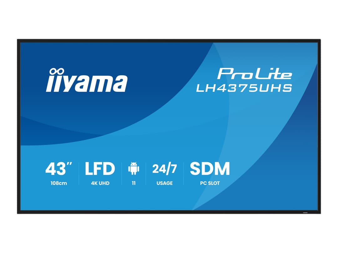 IIYAMA ProLite LH4375UHS-B2AG 43" 4K - Image 1
