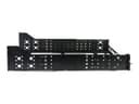 StarTech 3U Universal Server Rack Rails Black thumbnail 2