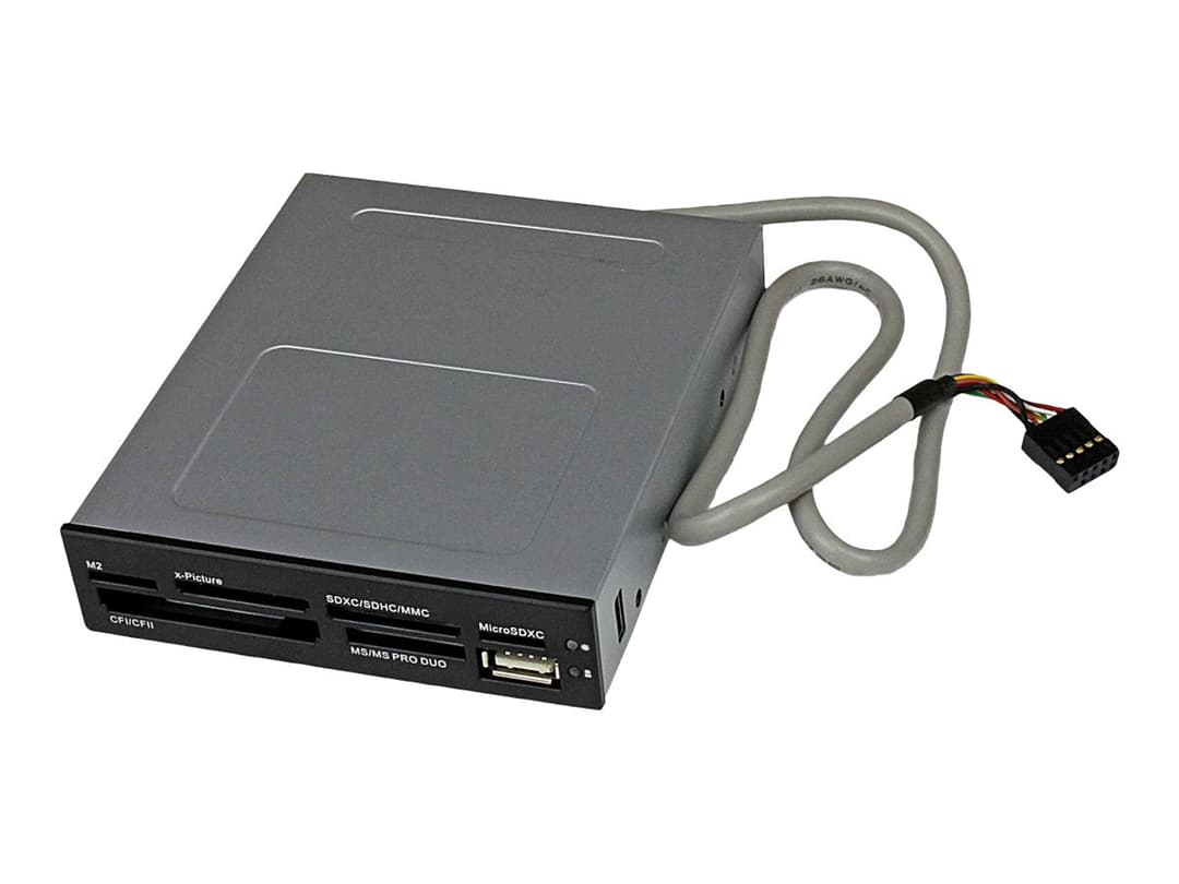 StarTech 35FCREADBK3 Multi-Card Reader USB 2.0 Black - Image 1