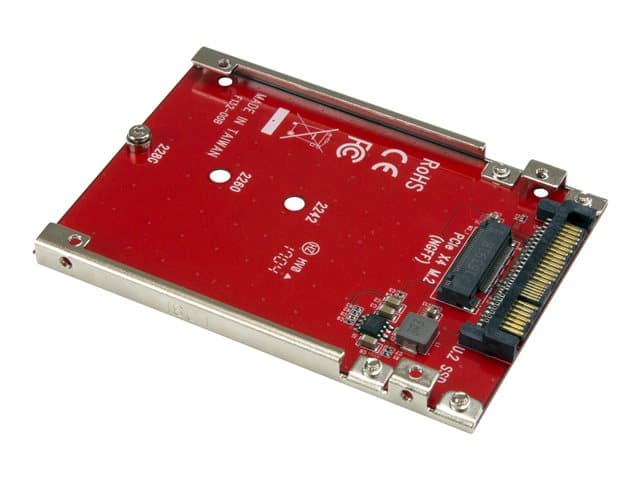 StarTech U2M2E125 M.2 NVMe to U.2 Adapter Red - Image 4