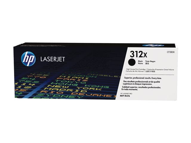HP 312X - High Yield - black - original - LaserJet - toner cartridge (CF380X) - Image 2