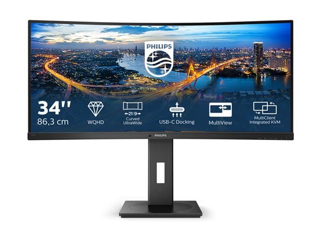 Philips B Line 346B1C 34" Curved Monitor - Image 2