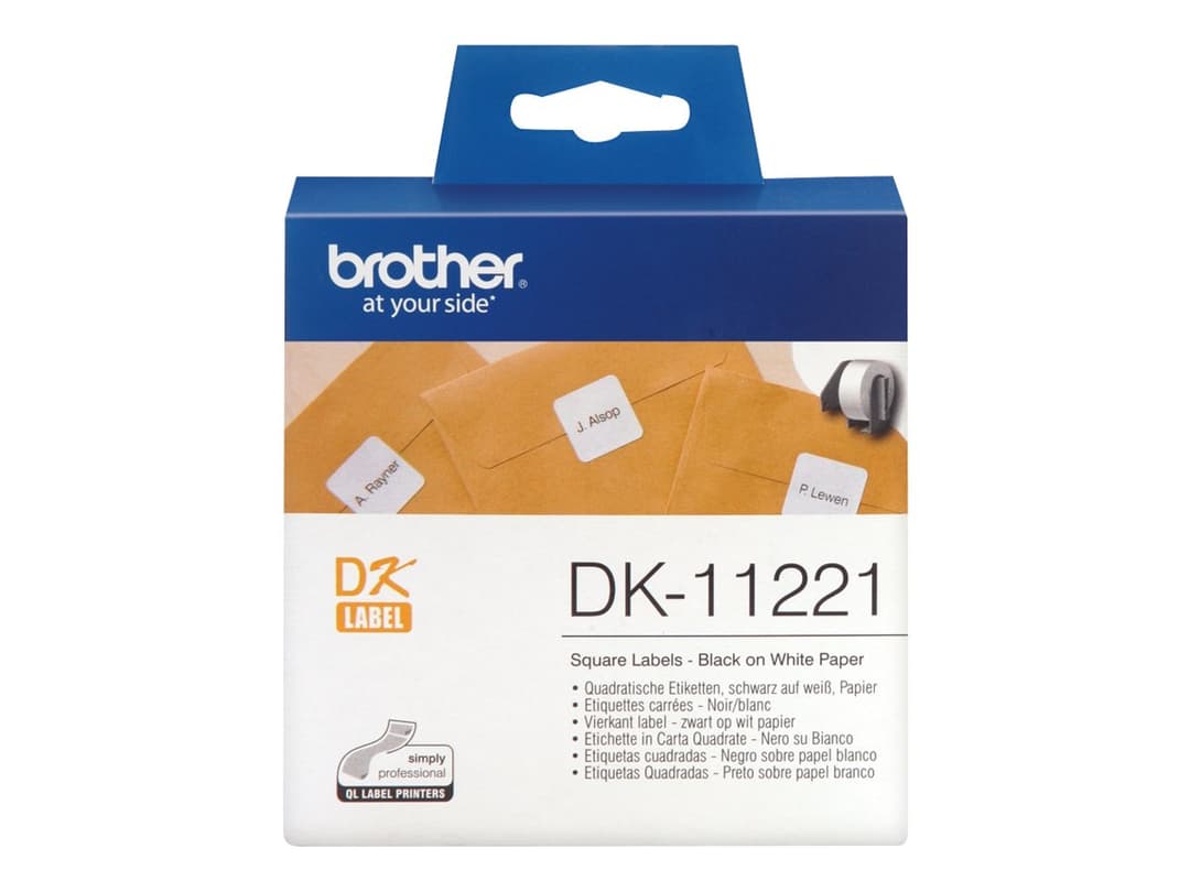 Brother DK-11221 - labels - 1000 label(s) - 23 x 23 mm - Image 1