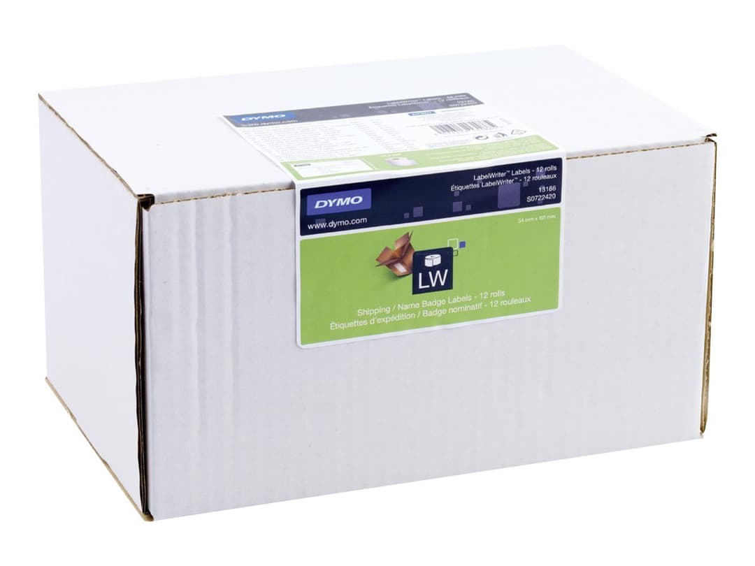 DYMO Shipping / Name Badge Labels - shipping/name badge labels - 2640 label(s) - 54 x 101 mm - Image 1
