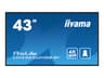 iiyama ProLite LH4365UHSB-B1 43" Class (42.5" viewable) LED-backlit LCD display - 4K - for digital signage