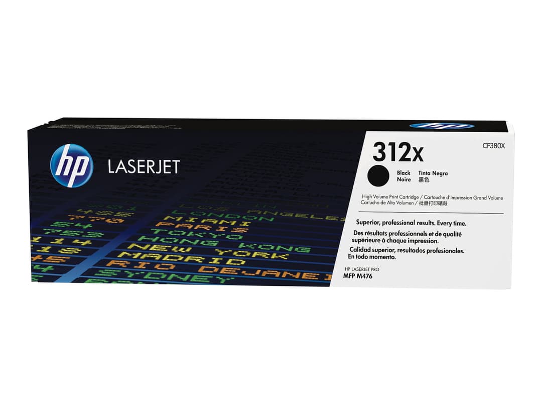HP 312X - High Yield - black - original - LaserJet - toner cartridge (CF380X) - Image 1