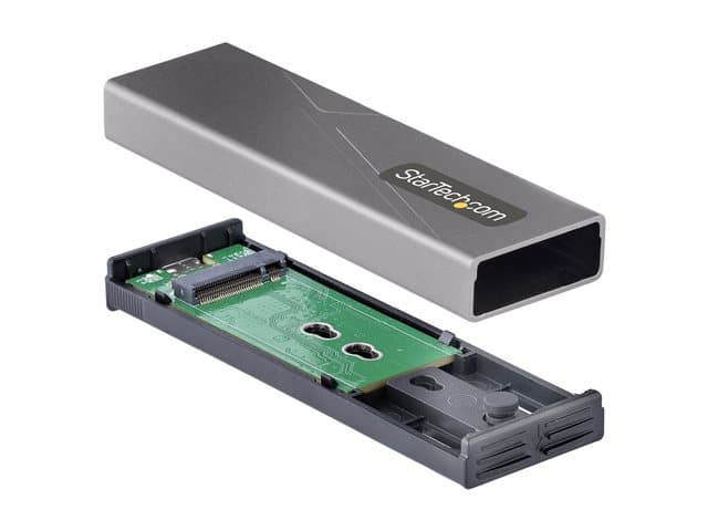 STARTECH M.2 USB-C NVMe SATA Enclosure Space Grey - Image 3