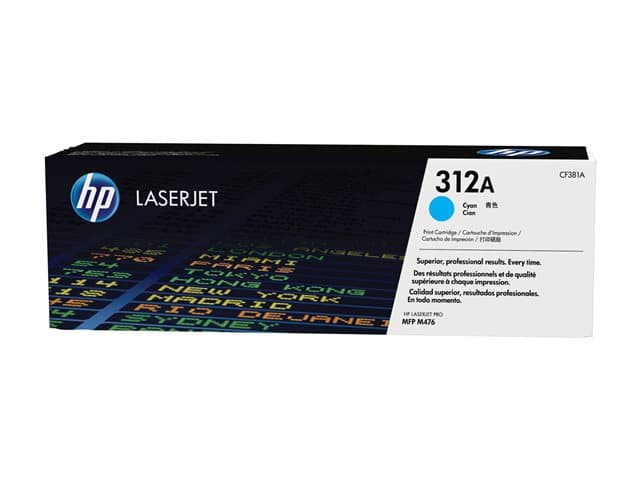 HP 312A - cyan - original - LaserJet - toner cartridge (CF381A) - Image 2