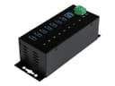 StarTech ST7300USBME 7-Port USB 3.0 Hub Black thumbnail 3