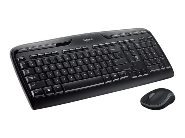 Logitech MK330 Wireless Keyboard & Mouse Black - Image 4