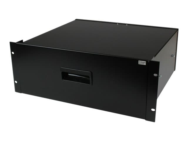 StarTech 4UDRAWER 4U Rack Storage Drawer Black - Image 1