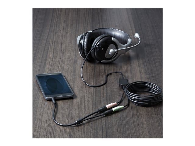 StarTech 3.5mm Headset Splitter Adapter Black - Image 5