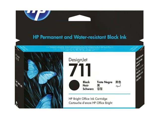 HP 711 - black - original - ink cartridge - Image 3