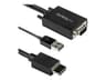 StarTech VGA2HDMM2M Adapter Cable Black