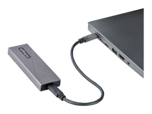 STARTECH M.2 USB-C NVMe SATA Enclosure Space Grey - Image 5