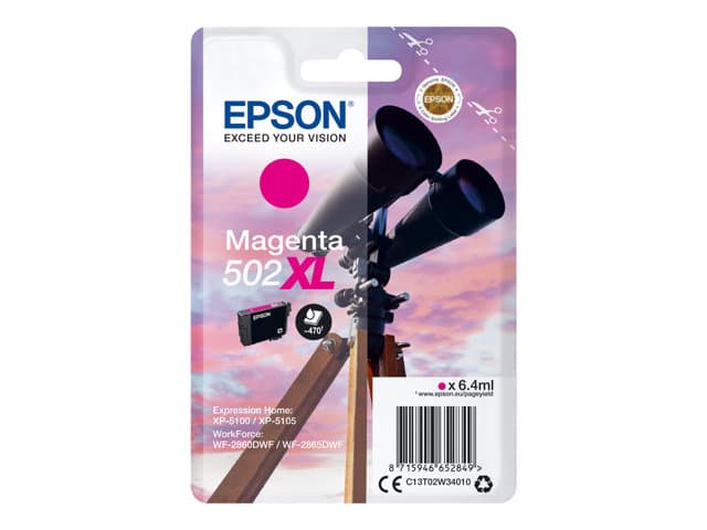 Epson 502XL - high capacity - magenta - original - ink cartridge - Image 1