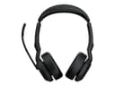 Jabra Evolve2 55 MS Stereo - headset - USB-A - with charging stand thumbnail 2