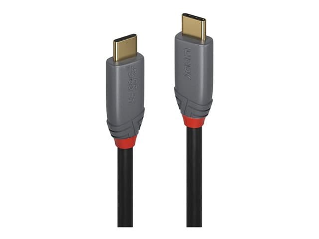 Lindy Anthra Line USB-C Cable 1.5m Black - Image 2