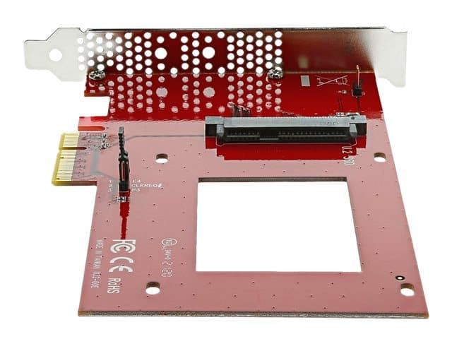 STARTECH U.2 to PCIe Adapter x4 Red - Image 3
