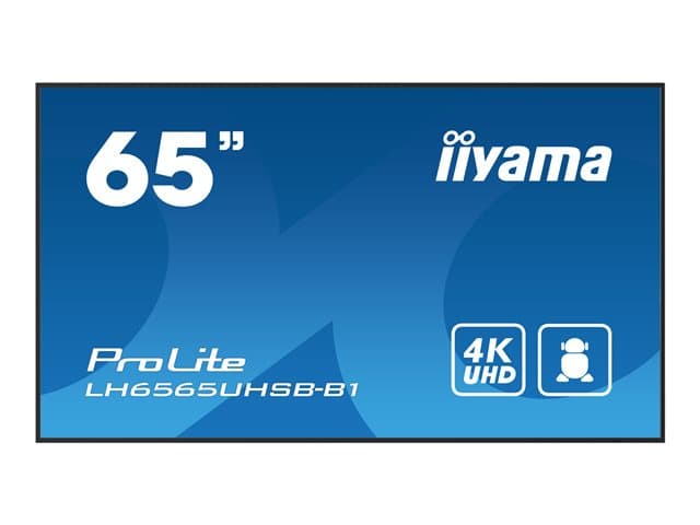 iiyama ProLite LH6565UHSB-B1 65" LED-backlit LCD display - 4K - for digital signage - Image 2