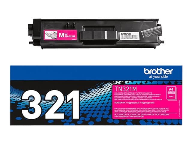 Brother TN-321M Original Toner Cartridge, Standard Yield - Magenta - Image 2