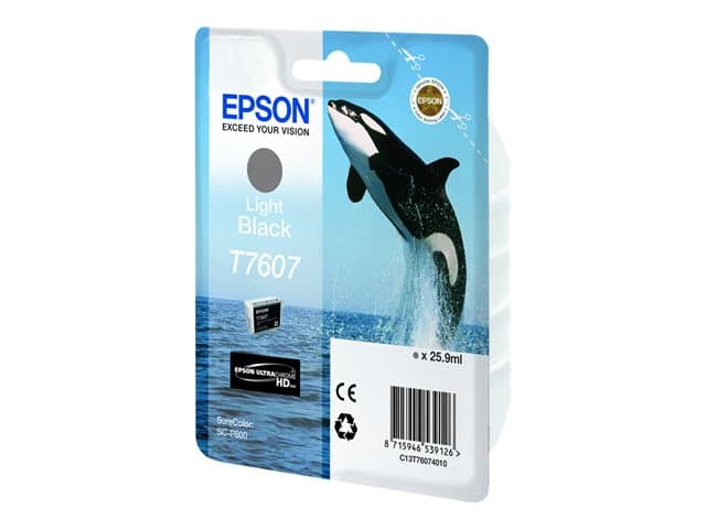 Epson T7607 - light black - original - ink cartridge - Image 3