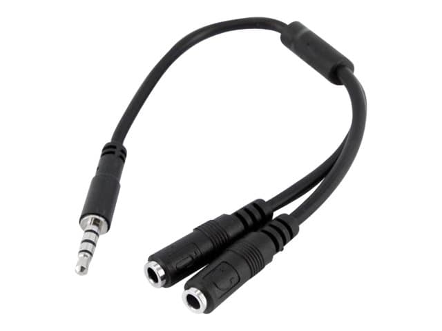 StarTech 3.5mm Headset Splitter Adapter Black - Image 3