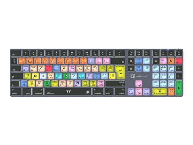 Logic Keyboards Logic Pro X TITAN Keyboard Titanium Grey - Image 2