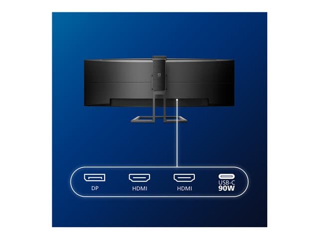 Philips Brilliance P-line 499P9H Monitor Textured Black - Image 9