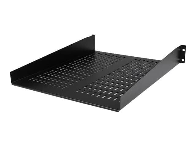 StarTech CABSHELF22V 2U Rack Shelf Black - Image 2