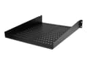 StarTech CABSHELF22V 2U Rack Shelf Black thumbnail 2