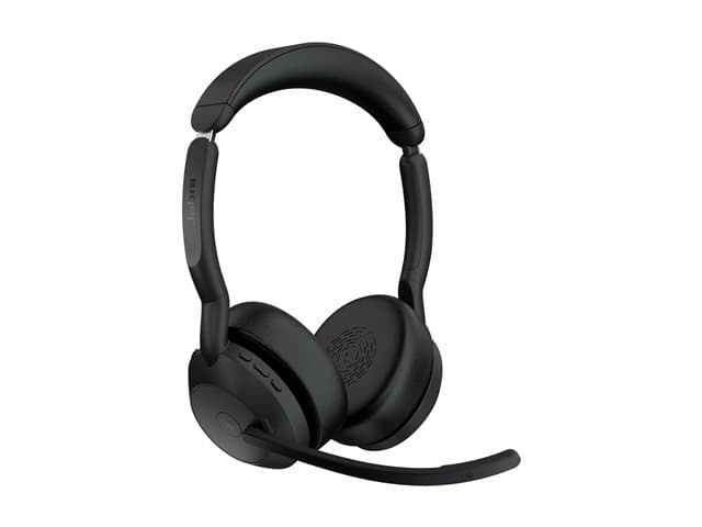 Jabra Evolve2 55 MS Stereo - headset - USB-C - with charging stand - Image 5