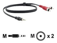 Kramer C-A35M/2RAM Audio Cable Black - Image 1