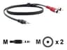 Kramer C-A35M/2RAM Audio Cable Black